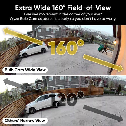 Upwerk™ 2K Smart Bulb Camera