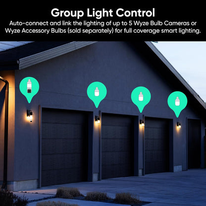 Upwerk™ 2K Smart Bulb Camera