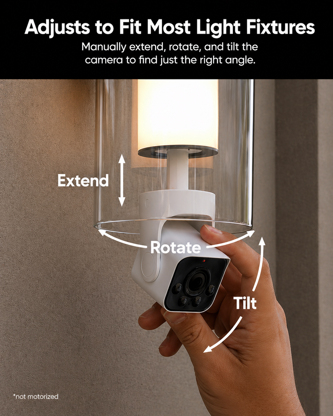 Upwerk™ 2K Smart Bulb Camera