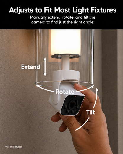 Upwerk™ 2K Smart Bulb Camera