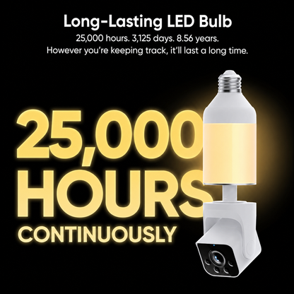 Upwerk™ 2K Smart Bulb Camera