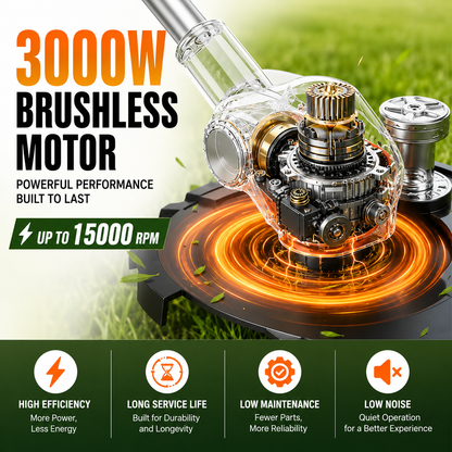 3-in-1 Cordless Grass Trimmer Pro™