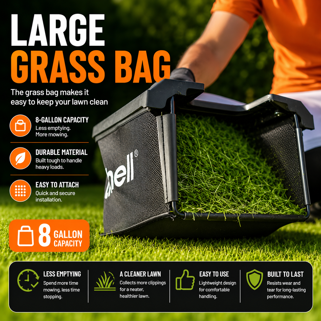 Cordless Lawn Mower 13 Inch