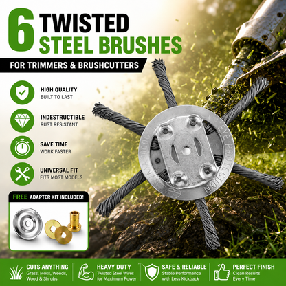 Wire Brush Cutter Trimmer Head