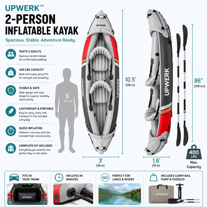 upwerk™ K2 Adventure Kayak