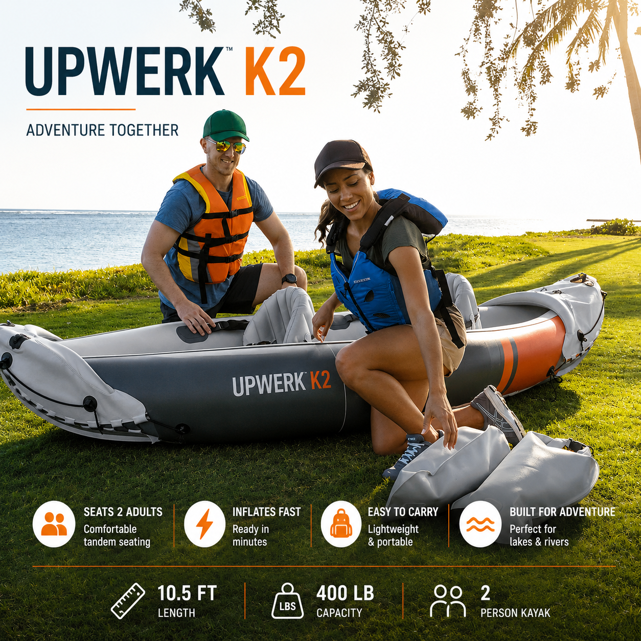 upwerk™ K2 Adventure Kayak