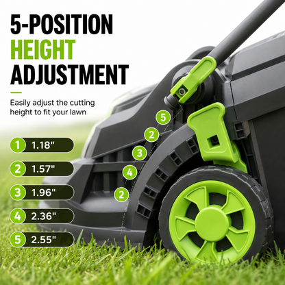 Cordless Lawn Mower 13 Inch