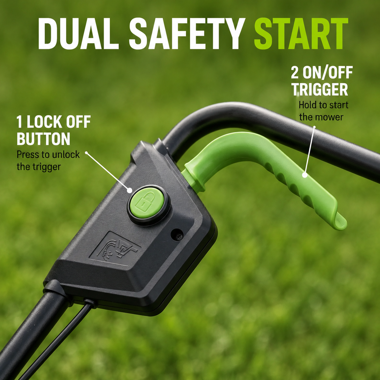 Cordless Lawn Mower 13 Inch