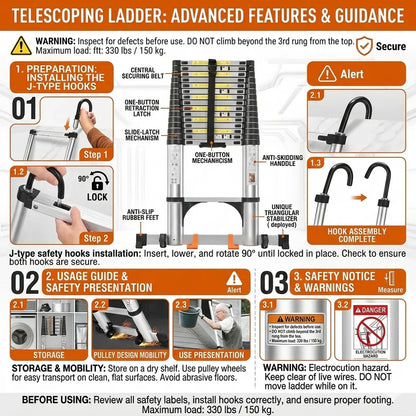 Upwerk™ Telescopic Ladder